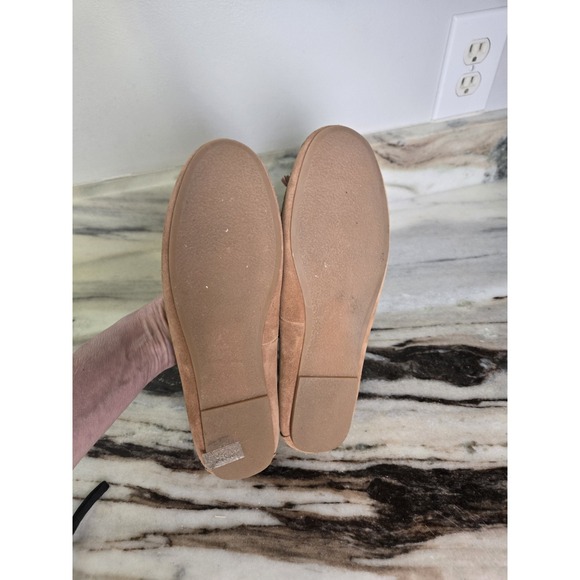 Jack Rogers Melnick Tassel Suede Moccasin Loafers Sherpa Lining Size 8.5B Narrow - Picture 10 of 14